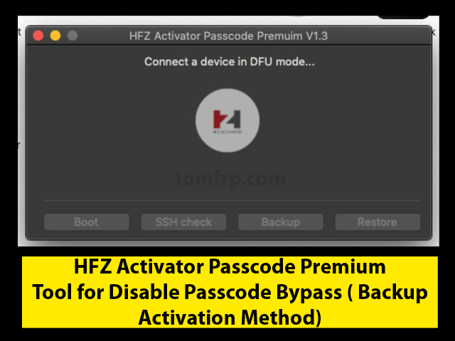 hfz activator passcode premium tool