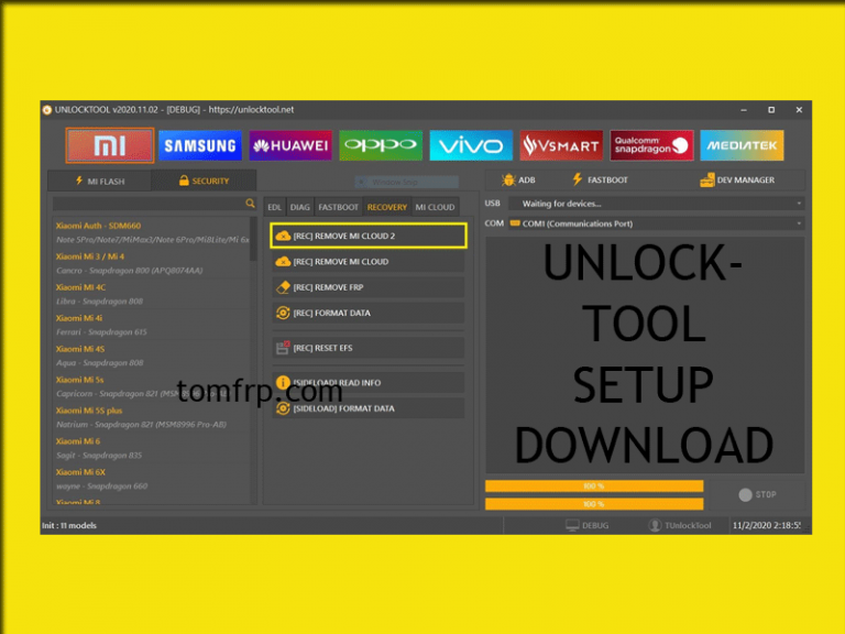 Unlock tool Latest Version Download – Tom FRP